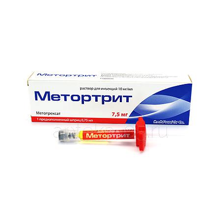 Метортрит шприц 10 мг/мл 0,75 мл
