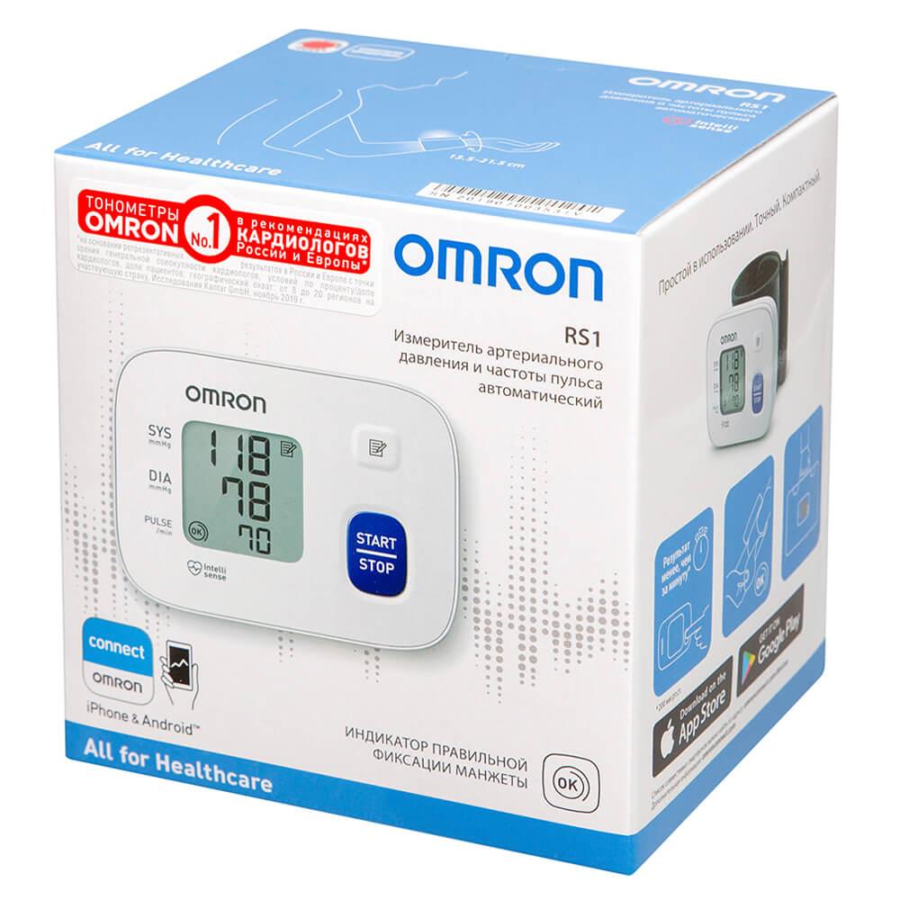 Тонометр Omron RS1 (на запястье)