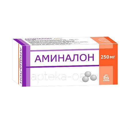Аминалон тб 250 мг № 100 (Борисов)