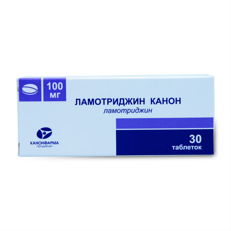 Ламотриджин Канон тб 100 мг № 30