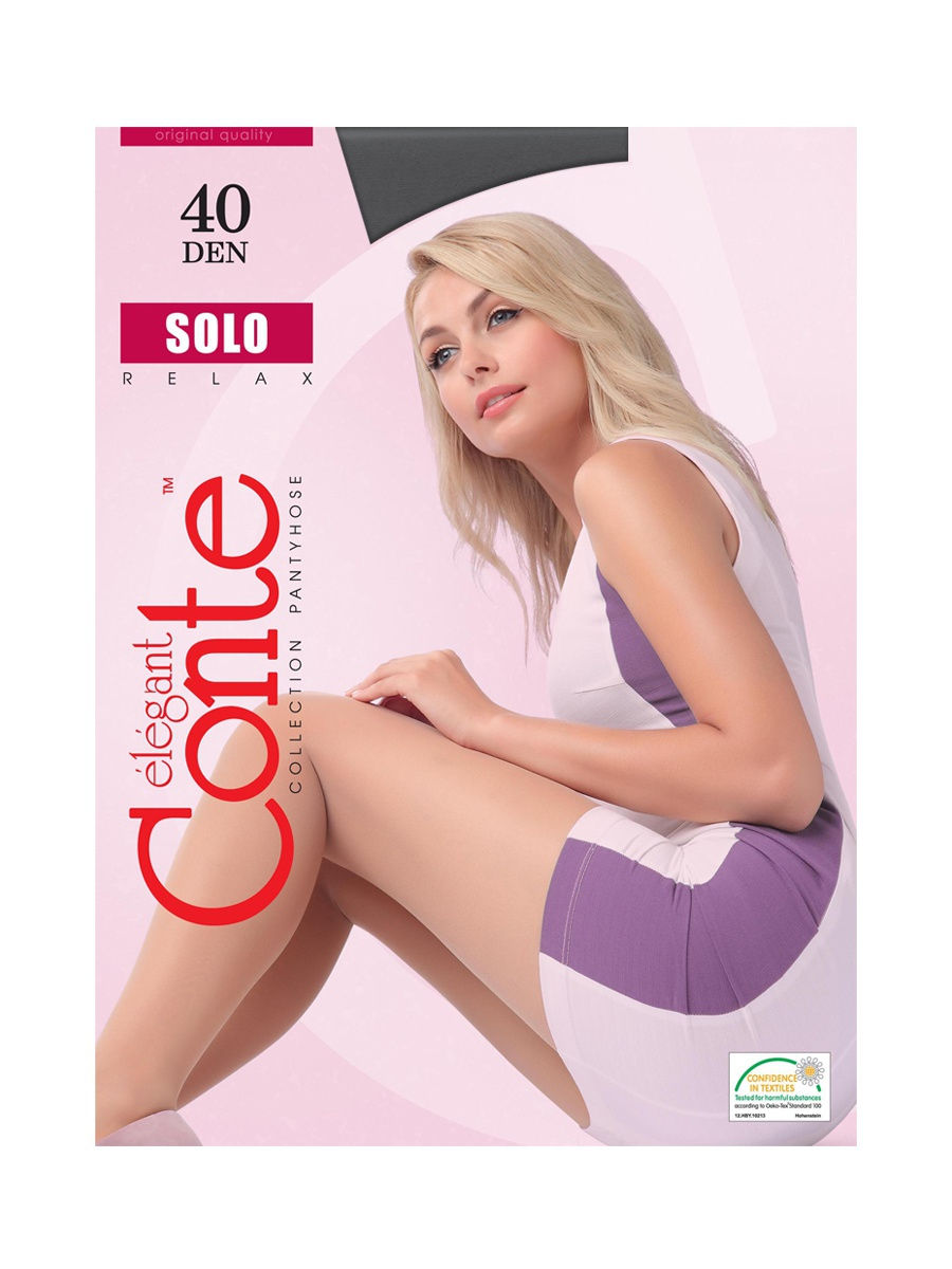 Колготки Conte Solo 40 (12) (3, Nero)