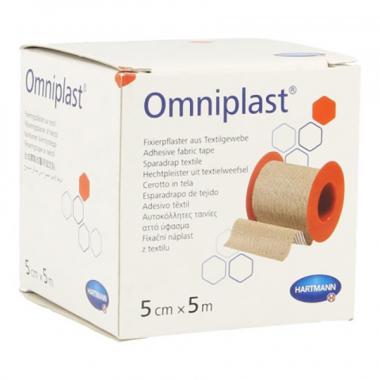 Хартманн Лейкопластырь рулон "Omniplast" 5мх5см из текстильной ткани (цвет кожи)