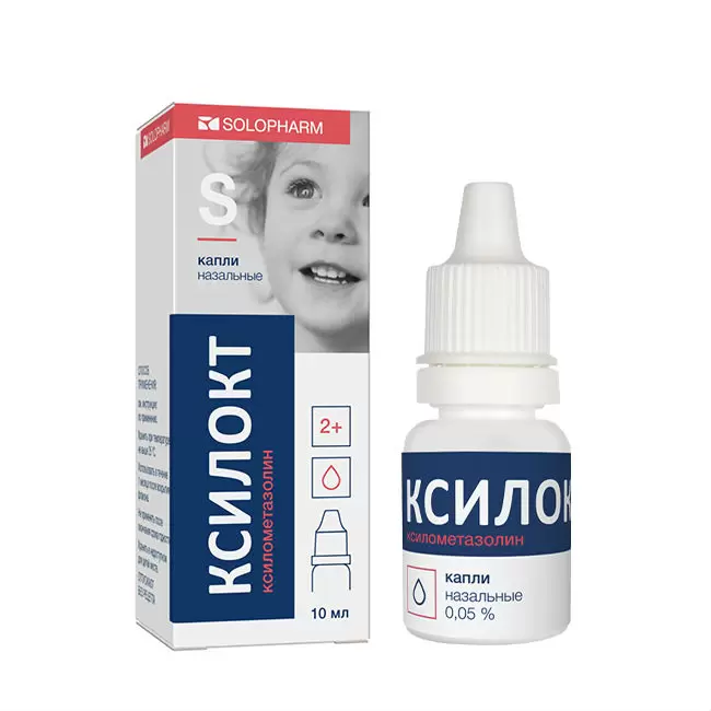 Ксилокт Солофарм капли назальные 0,05% 10 мл