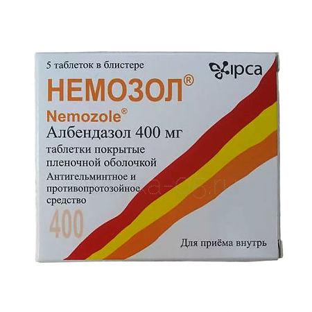 Немозол тб 400 мг № 5