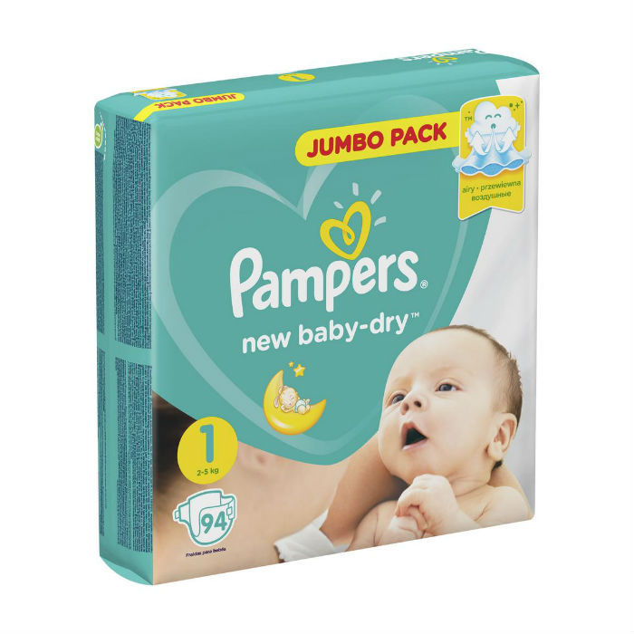 Pampers Подгузники New Baby-Dry Newborn (2-5 кг) № 94