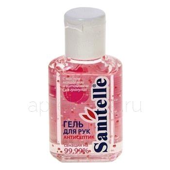 Гель для рук антисептический "Санитель" с маслом макадамии и вит.Е  50 мл