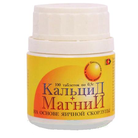 КальциД+Магний тб 0,5 № 100
