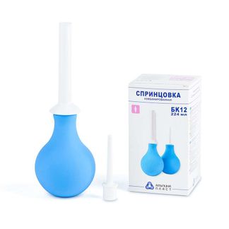 Спринцовка БК-12 (224 мл) с 2-мя наконечниками СПП-Альпина Пласт