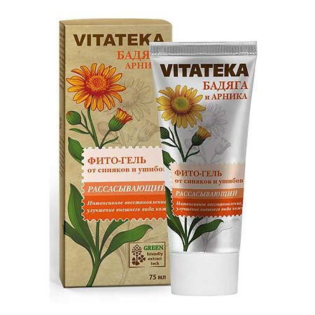 Бадяга и Арника Витатека Гель для тела от синяков и ушибов 75 мл