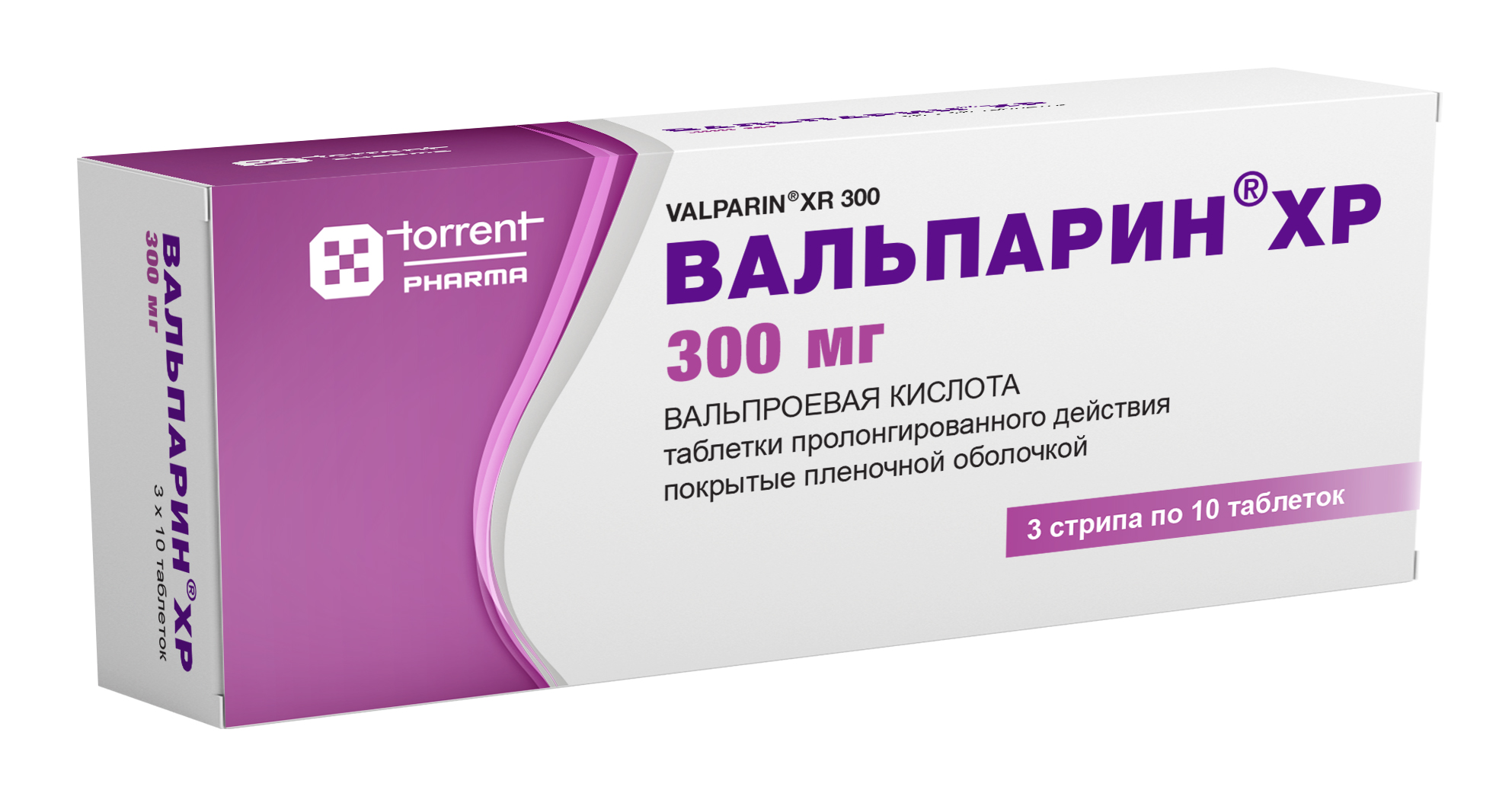 Вальпарин ХР тб 300 мг № 100