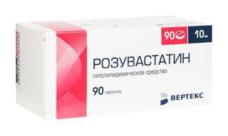 Розувастатин тб 10 мг № 90 (Вертекс)