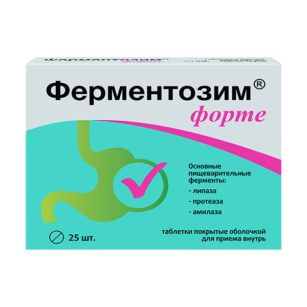 Ферментозим форте тб № 25 (Квадрат-С)
