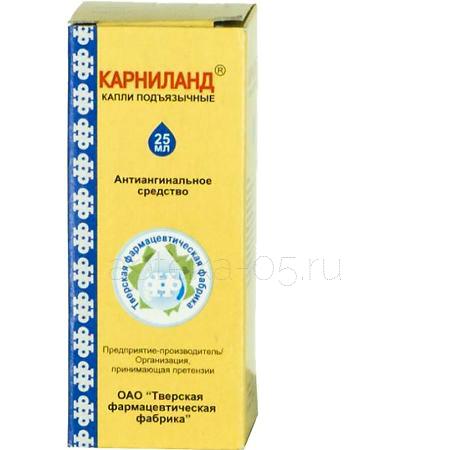 Карниланд капли 25 мл