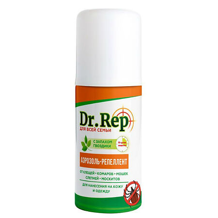 Доктор Реп Аэрозоль - репеллент от клещей и комаров универсальный 100 мл
