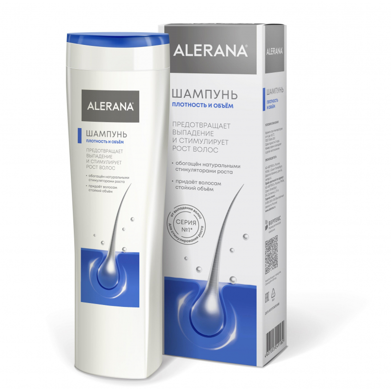 Алерана шампунь Плотность и объем 250 мл